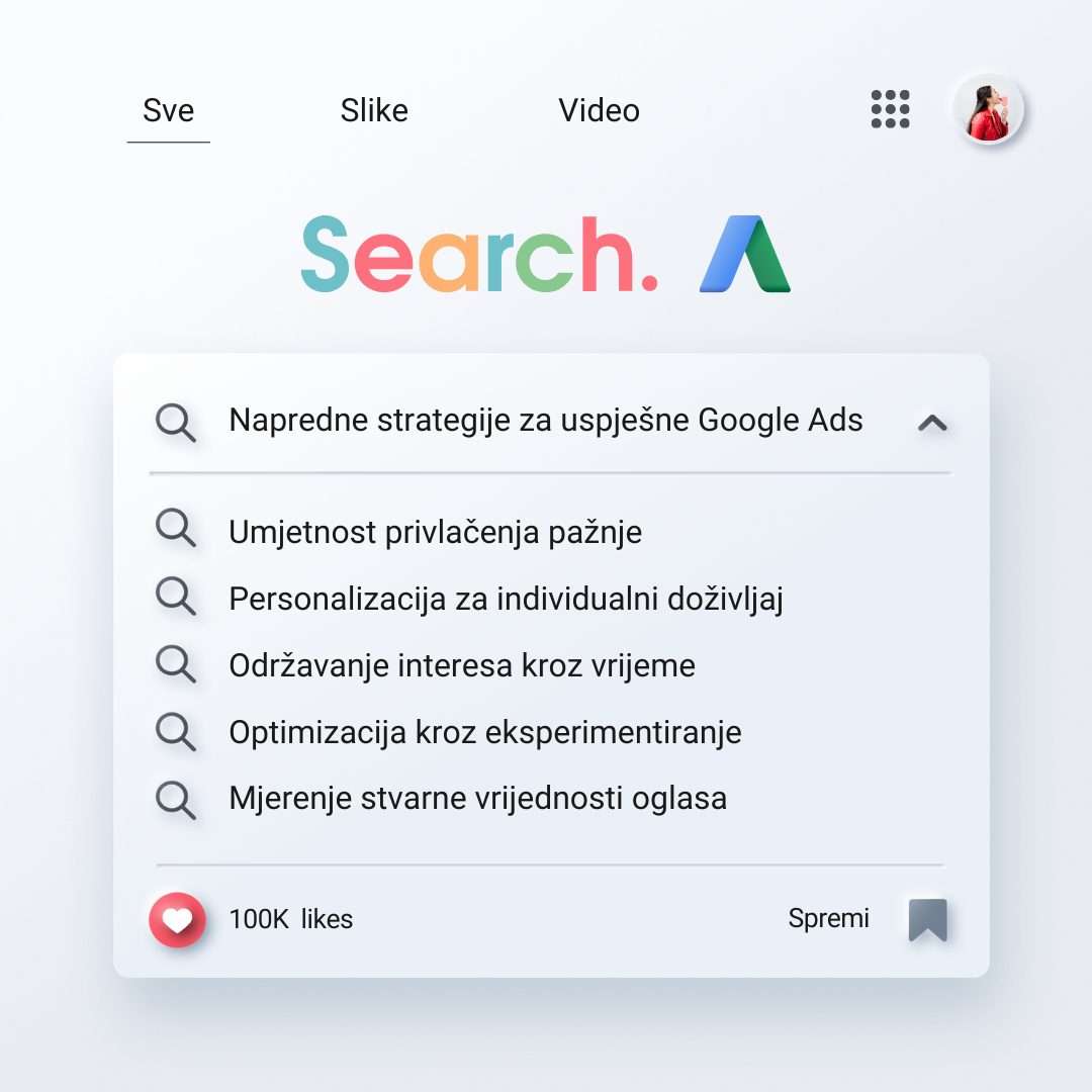 Napredne strategije za Google Ads. Fotografija prikaziva napredne strategije za Google Ads oglase. Oglašavanje na Googlu.