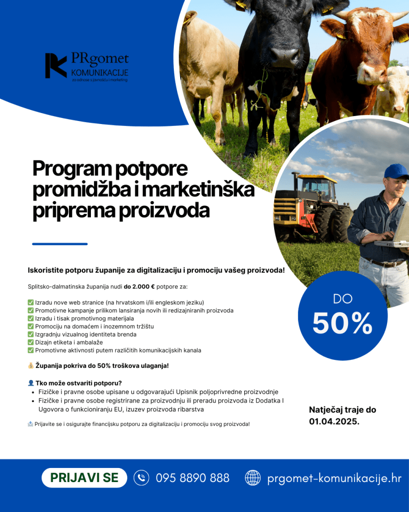 Program potpore promidžba i marketinška priprema proizvoda